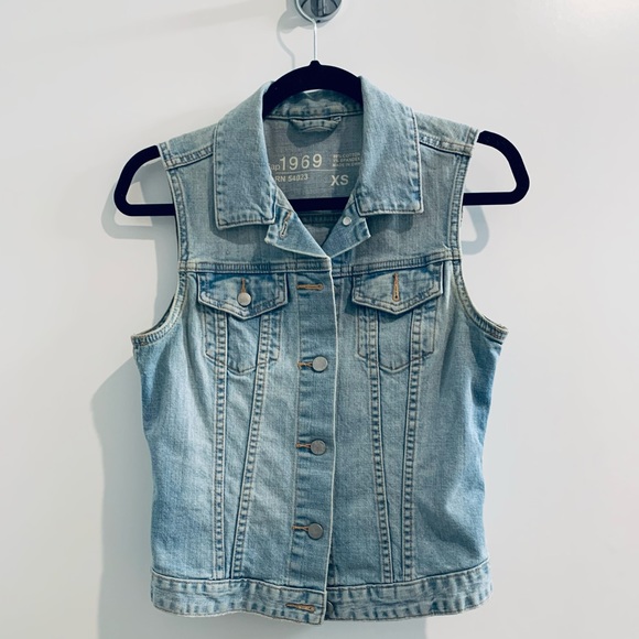 Vintage Denim Vest - Picture 1 of 3